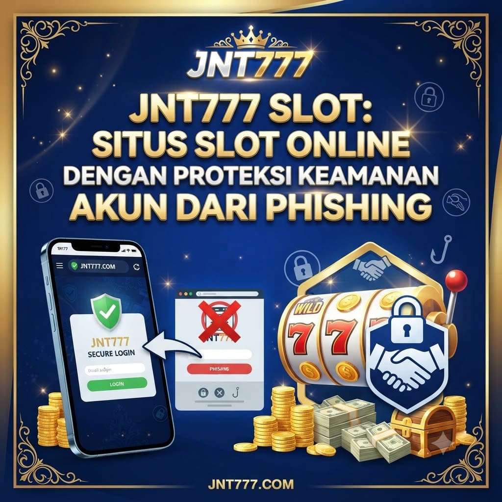 JNT777 Slot: Situs Slot Online dengan Proteksi Keamanan Akun dari Phishing