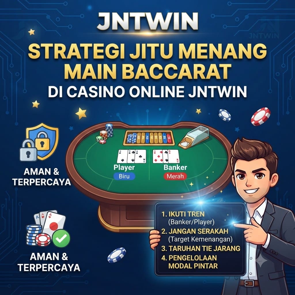Strategi Jitu Menang Main Baccarat di Casino Online JNTWIN
