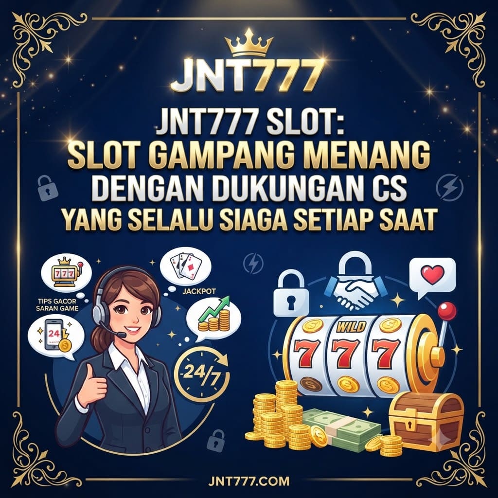 JNT777 Slot: Slot Gampang Menang dengan Dukungan CS yang Selalu Siaga Setiap Saat